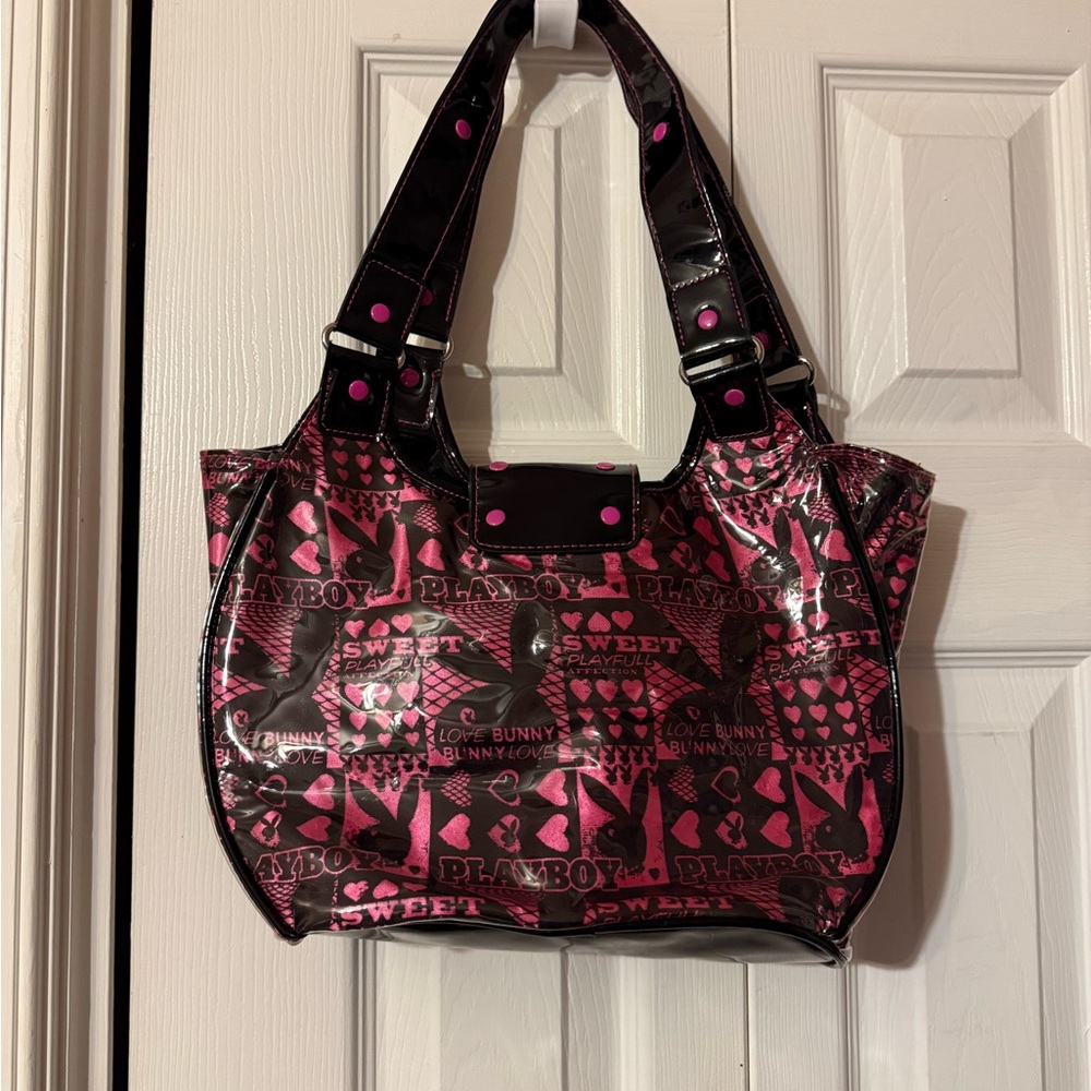 Playboy Y2K rare Pink and Black Small Bag - Picture 5 of 7